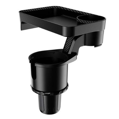 Carbon Fiber Car Cup Holder With Tray