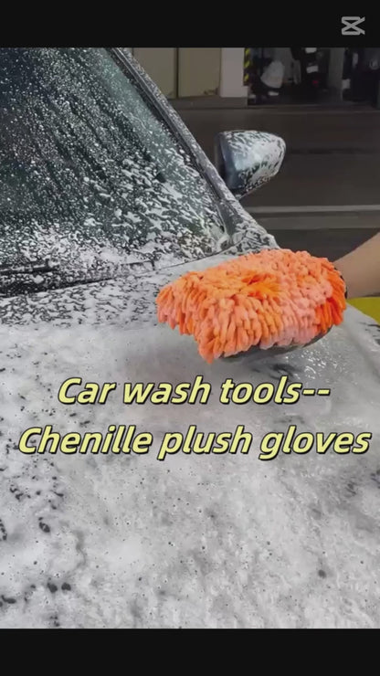 Car Wash Wool Gloves